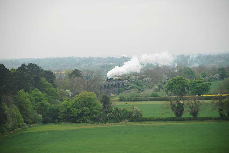 GWR Rood Ashton Hall steam excursion