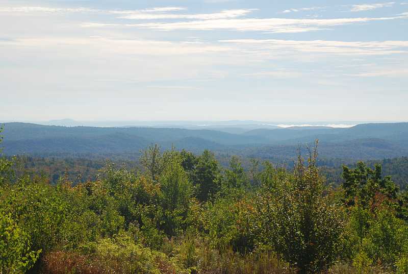Distant views of New Hampshire hills