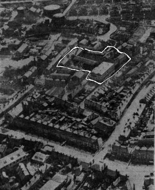 An Aerial view of High Wycombe in the
1950's
